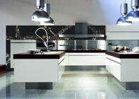 Хигх-денситы естественная чернота 3000*1400 проектировала камень кварца для кухни