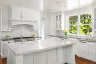 Высокий стеклянный белый камень кварца Calacatta цвета с Sgs Nsf для верхней части кухни
