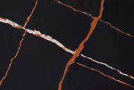 Countertop популярного кварца Calacatta черноты прямой связи с розничной торговлей фабрики стиля искусственного каменный для кухни