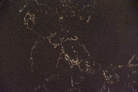 Цвет черноты камня кварца Countertop кухни твердый поверхностный искусственный