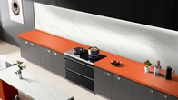 Царапина плиты чистого оранжевого кварца каменная устойчивая для материала украшения