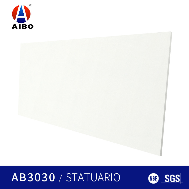 Супер белый искусственный камень кварца AB3030 для конструкционных материалов