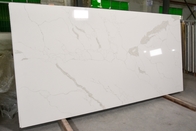 Плита 3200 x 1600mm 235kg/m3 белого кварца Calacatta цвета каменная