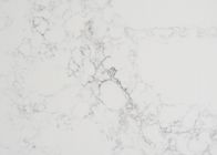 Белым проектированная серым цветом смола кварца 7% Ворктоп 93% камня кварца естественная