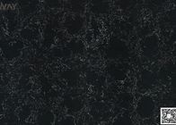 Теплостойкие плитки кварца Каррары черные справляясь домашнее увяданное анти- украшения