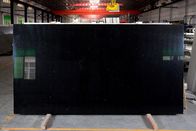 Камень кварца черноты 3200*1800MM Кристл стеклянный с панелью стены Countertop