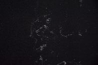 Чистая светлого черного искусственного листа камня кварца Calacatta легкая для верхней части кухни