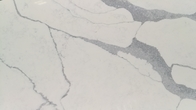 Плита кварца взгляда мрамора Calacatta каменная для украшения кухни верхнего